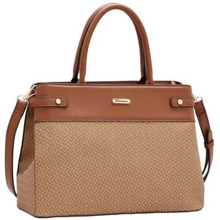 Bolsa Feminina Chenson Contrastes 3485325 Café