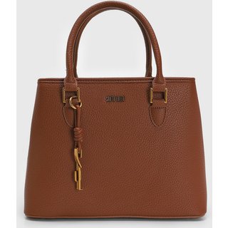 Bolsa Grande Feminina Santa Lolla Estruturada Caramelo