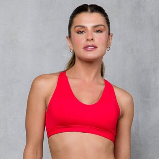 Top Academia Reforçado De Chelles Decote Costas Vermelho FT1101TP