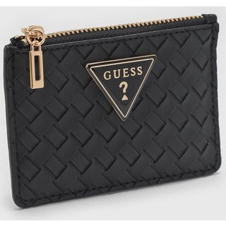 Carteira Feminina Guess Textura Entrelaçada Preta