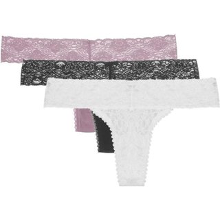 Kit 3 Calcinhas Fio Dental Sweet Lace Loungerie