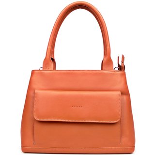 Bolsa Feminina de Ombro em Couro Artlux 9067 Caramelo