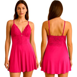 Camisola Tetê Variedades Elegante Confortável em Poliamida Detalhes em Renda Perfeita Para Dormi Frutily