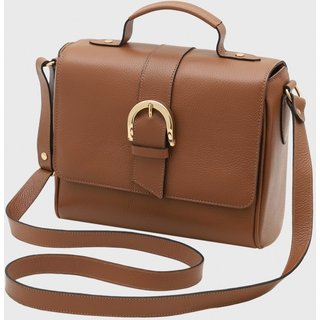 Bolsa Transversal Couro Mariart Sauípe Camel