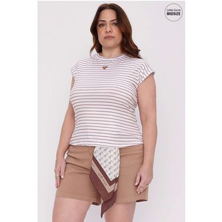 T SHIRT LISTRA MAIS GATA MOCHA MOUSSE Gatabakana
