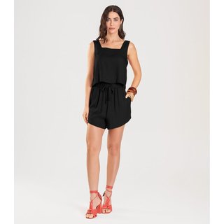 Regata Cropped Feminina Dianna Preto