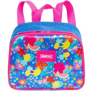 Infantil - Lancheira Pequena Sestini M Plus Floral - Colorido Multicolorido