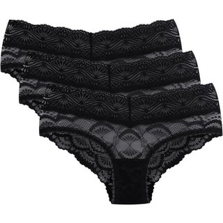 Kit 3 Calcinhas Boyshort Shiny Love Preto