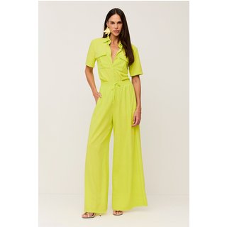 Conjunto Calça Pantalona E Camisa - 326130 E 326311 Verde Citrus Charry