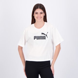 Cropped Puma No. 1 Logo Feminino Branco