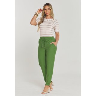 Blusa Rudély Listrada Marrom