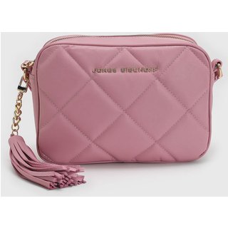 Bolsa Feminina Jorge Bischoff Matelassê Rosa