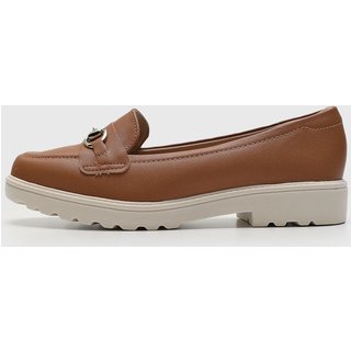 Mocassim Tratorado Modare Fivela Caramelo