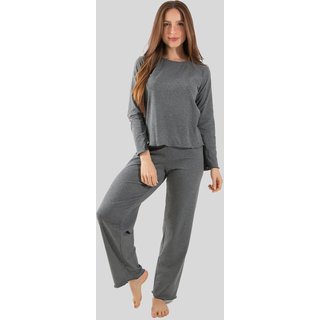 Pijama Longo Ribana LInha Noite Cinza