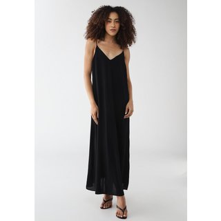 Vestido Feminino Colcci Longo Alças Finas Preto