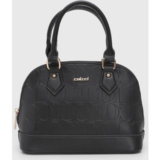 Bolsa Feminina Colcci Monograma Média Preta