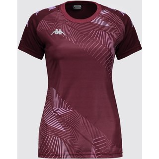 Camiseta Kappa Zurich Feminina Bordô
