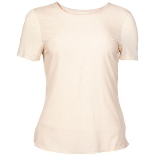 Blusa Feminina Cativa Manga Curta com Estampa Bege Claro