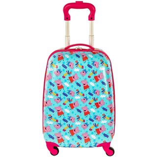 Infantil - Mala de Viagem Pequena com Rodas 360° Peppa - Colorido Multicolorido
