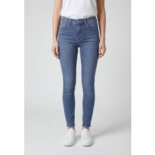 Calça Jeans Feminina Lança Perfume Vesta Skinny Ankle Super High Azul Claro