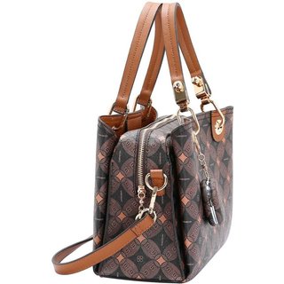 Bolsa Feminina Chenson Monograma Contemporâneo 3485378 Café