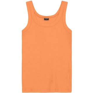 Blusa Feminina Em Ribana Canelada Essendi Laranja Claro Laranja