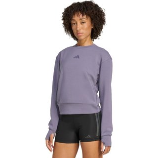 Moletom Gola Careca Designed-for-Training Warm-Up adidas Performance Roxo