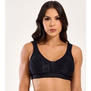 Top j Winner Dnnc Basics Preto Texturizado Com Bojo Donna Carioca