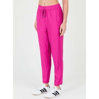 Calça Feminina Cenoura com Amarração Colcci CLC Rosa Enjoy