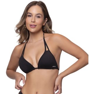 Top Biquíni Selene Básico Cortininha Feminino - Preto - selene
