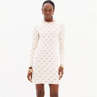 Vestido Curto Lança Perfume Tricot In25 Bege Feminino