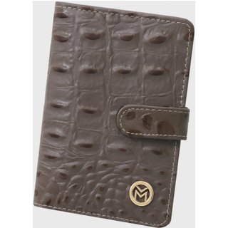Carteira Couro Mariart 237MRT Croco New Bege
