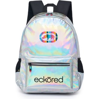 Mochila Ecko Moda Feminina Reforçada Fashion Moderna Prata