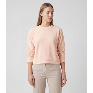 Blusão Feminino Manga Longa Infinita Cor Rosa