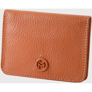 Carteira Couro Mariart Monocromática 554MRT Caramelo