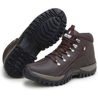 Bota Coturno Bia Ramos Adventure Feminino para Trilha Trekking Confortavel Marrom