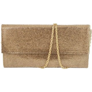 Clutch Crisfael Strass Festa Dourado - Haik