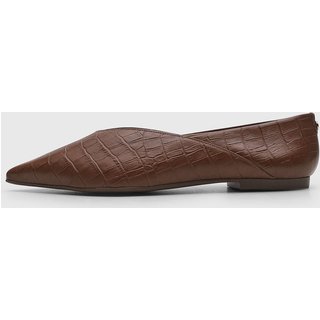 Sapatilha Feminina Jorge Bischoff Croco Marrom