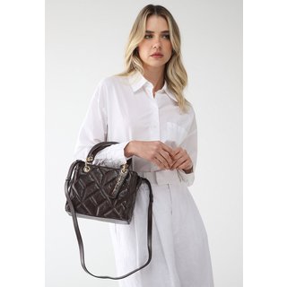 Bolsa Luiza Barcelos Alça Dupla Café