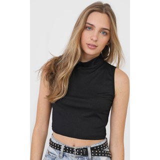 Cropped Rioutlet Regata De Gola Alta Preto