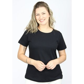 Blusa Pau a Pique Manga Curta Básica Preto PRETO - XL Pau a Pique
