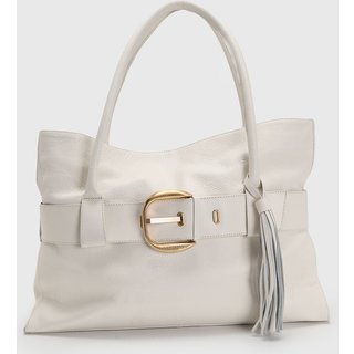 Bolsa Lança Perfume Tote Tassel Off-White