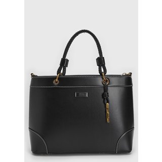Bolsa Feminina Santa Lolla Alça Trançada Preta