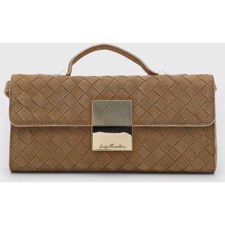 Bolsa Feminina Luiza Barcelos Média Matelassê Caramelo