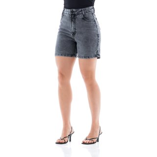 Bermuda Meia Coxa Jeans Feminina Arauto