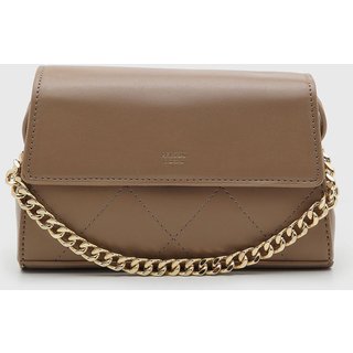 Bolsa Feminina Arezzo Light Corrente Matelassê Bege