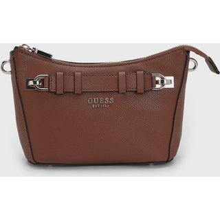 Bolsa Feminina Guess Detalhe Fivela Marrom