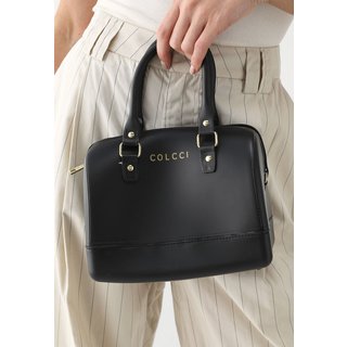 Bolsa Feminina Colcci Logo Estruturada Preta