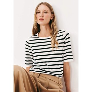 Blusa Feminina Manga Curta Em Tricô Fio Tinto Hering