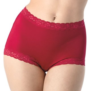 Calcinha Tanga Larga Alta com Renda Safira DeMillus